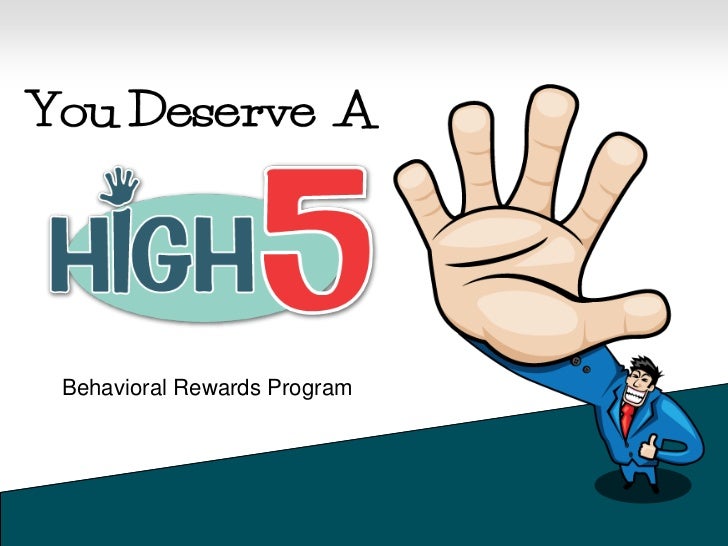 High Five Recognition Template High Five Recognition Template