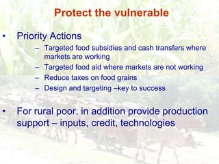 Persistence of high food prices in Eastern Africa: What role for policy?