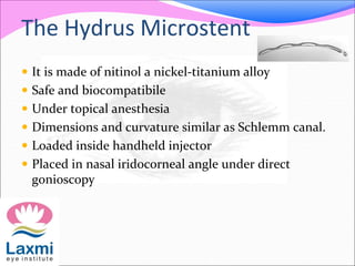 Hydrus Safe High Frequency Deep Sclerotomy (HFDS) | PPTX