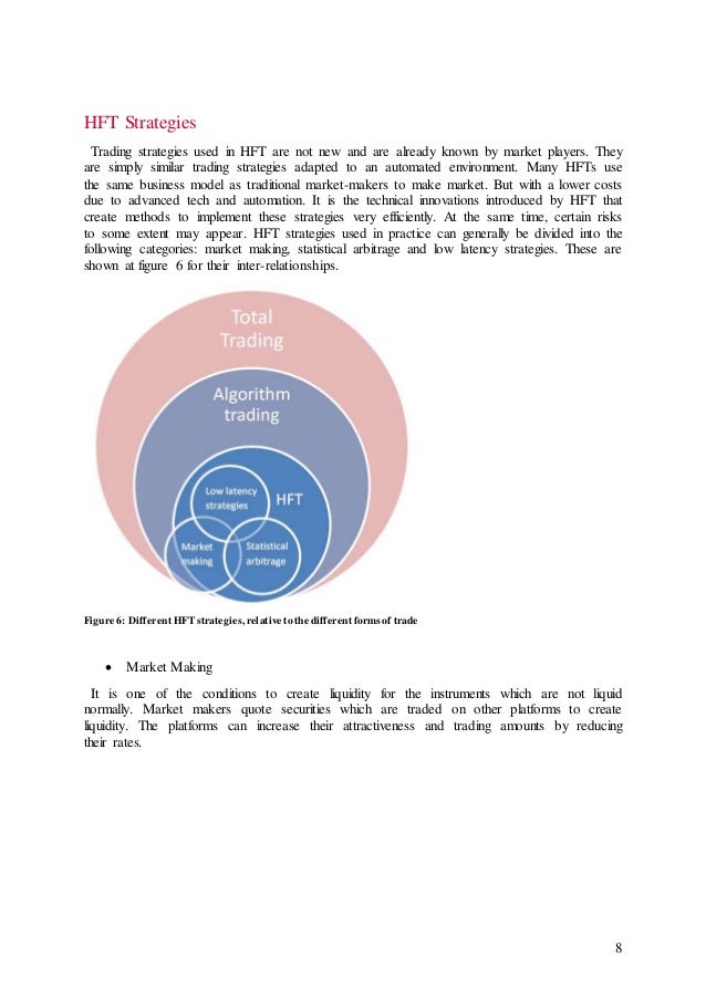 Statistical arbitrage trading strategies and high frequency trading