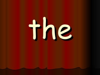 the 