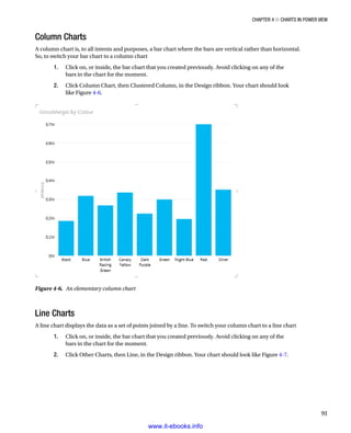 Column Chart Design Rise Power High impact data visualization with power view, power map, and power bi ...