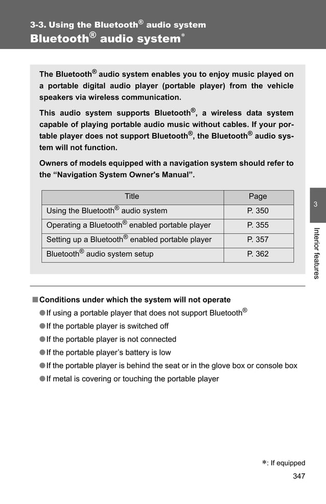 Toyota Highlander Bluetooth Pairing