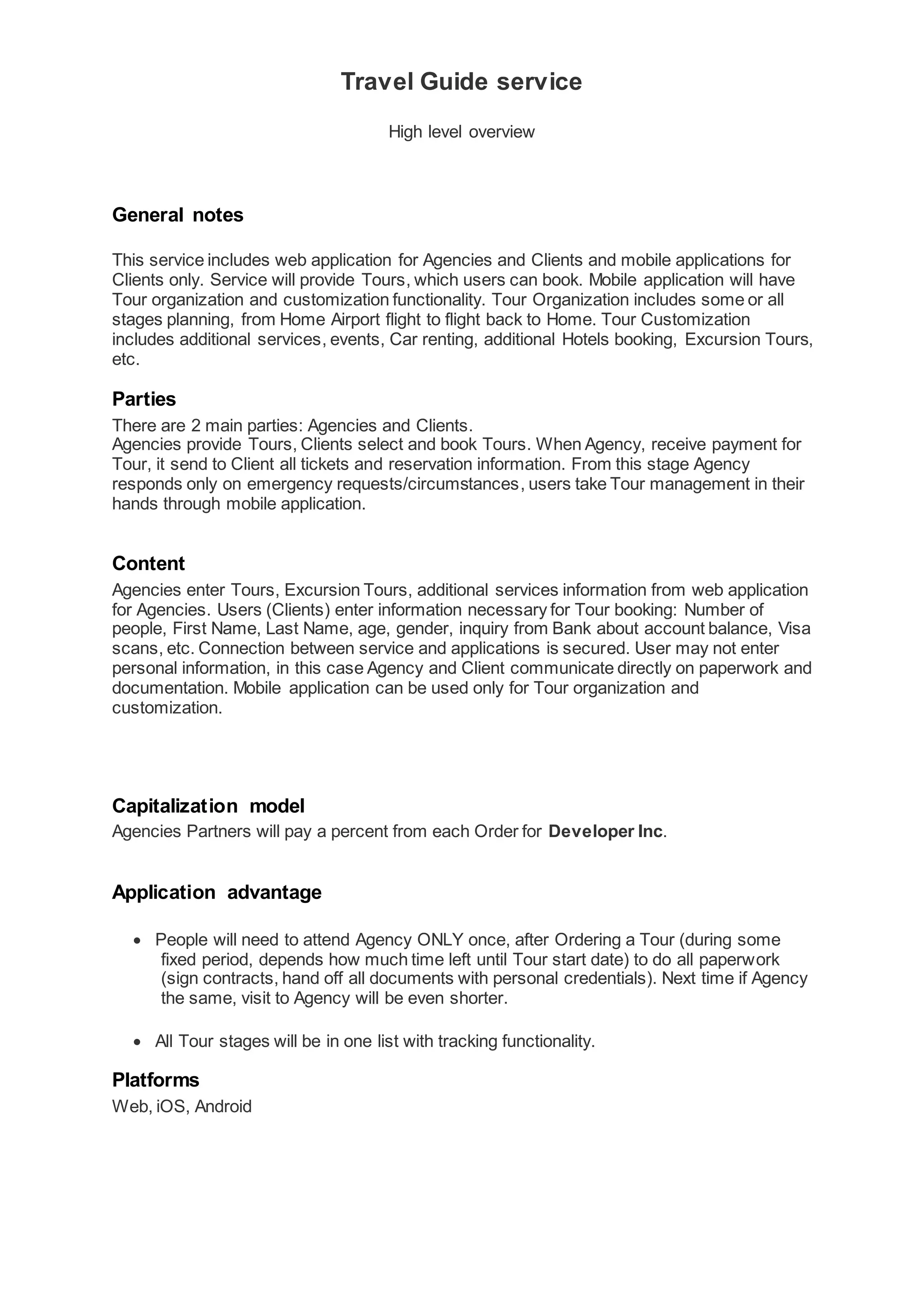 High level overview of tour guide service 2 PDF