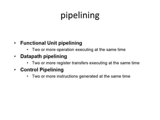 pipelining
 