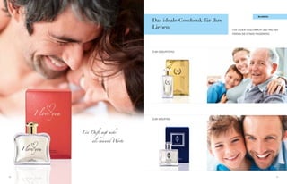 blUebox

                              Das ideale Geschenk für Ihre
                              Lieben                         FüR jeDeN gesCHMaCK UND aNLass
                                                             FiNDeN sie etWas PasseNDes




                              zUM gebURtstag




                              zUM vateRtag




     Ein Duft sagt mehr


          als tausend Worte




10                                                                                        11
 