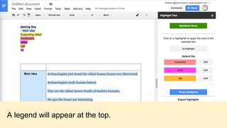 A legend will appear at the top.
 