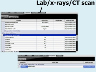 Lab/x-rays/CT scan
 /
 