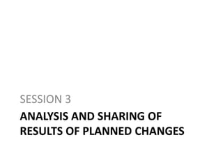 Maziwa Zaidi:Highlights:experiment to improve AR4D