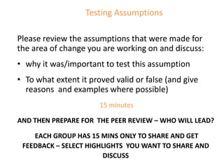 Maziwa Zaidi:Highlights:experiment to improve AR4D