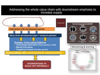 Maziwa Zaidi:Highlights:experiment to improve AR4D