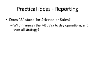 Highlights From 7th Medical Science Liaison/MSL Conference | PPT