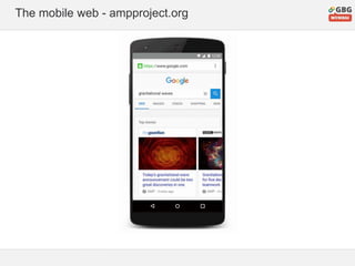 The mobile web - ampproject.org
 