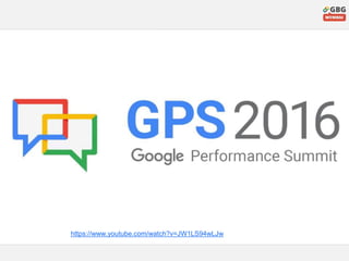Google Performance Summit
https://www.youtube.com/watch?v=JW1LS94wLJw
 