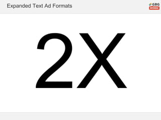 Expanded Text Ad Formats
 