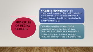 Highlights in the treatment of Rectal cancer.pptx