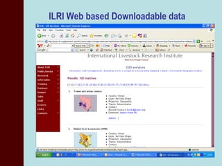 Overview of Geo-Information Applications in ILRI