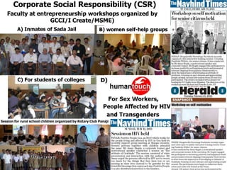Highlights of Amey Hegde's trainings from june 2012 june 2013