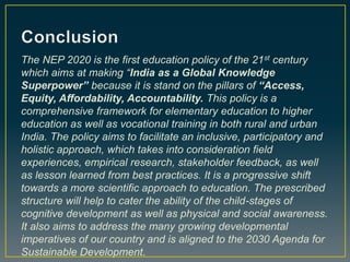 Highlights of New Education Policy (NEP) 2020 | PPTX