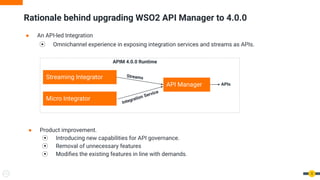 Highlights of WSO2 API Manager 4.0.0 | PPT