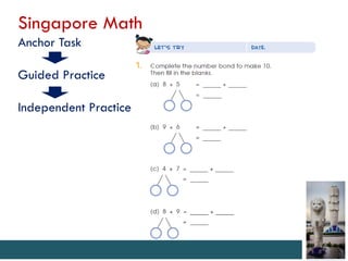 Singapore Math
Anchor Task

Guided Practice

Independent Practice
 