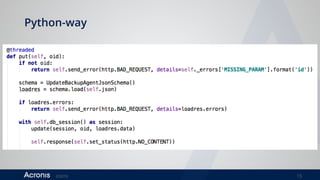 ©2016 15
Python-way
 