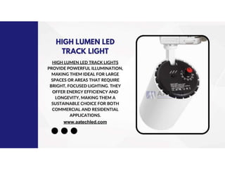 High Lumen LED Track Light - Aatechled.com