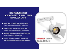 High Lumen LED Track Light - Aatechled.com