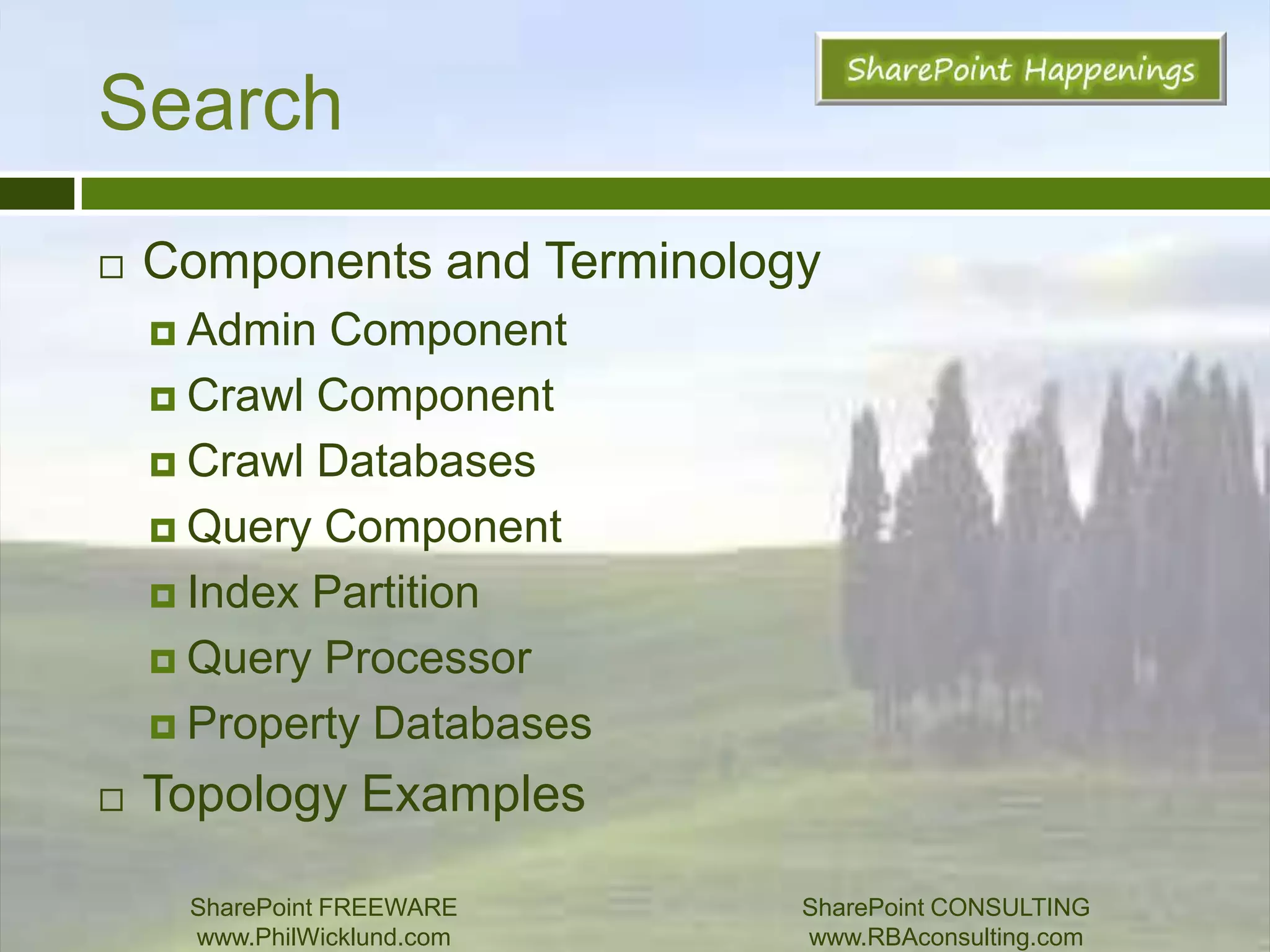 Load BalancingWeb Front End and SQL ratioWeb Tier