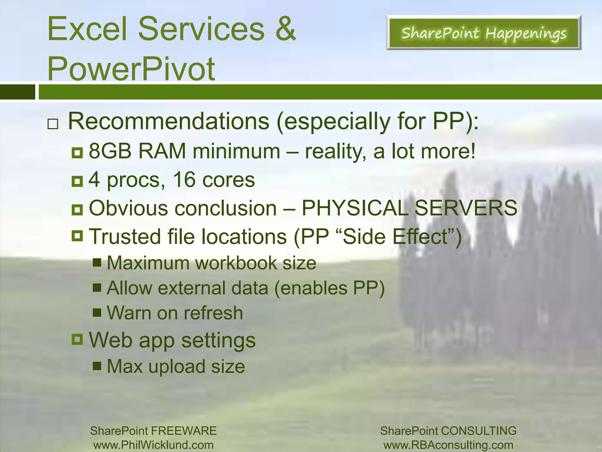 FAST SearchHowever, each index server can handle about 35 docs / second, so you may want to add more index columns to meet freshness requirements: