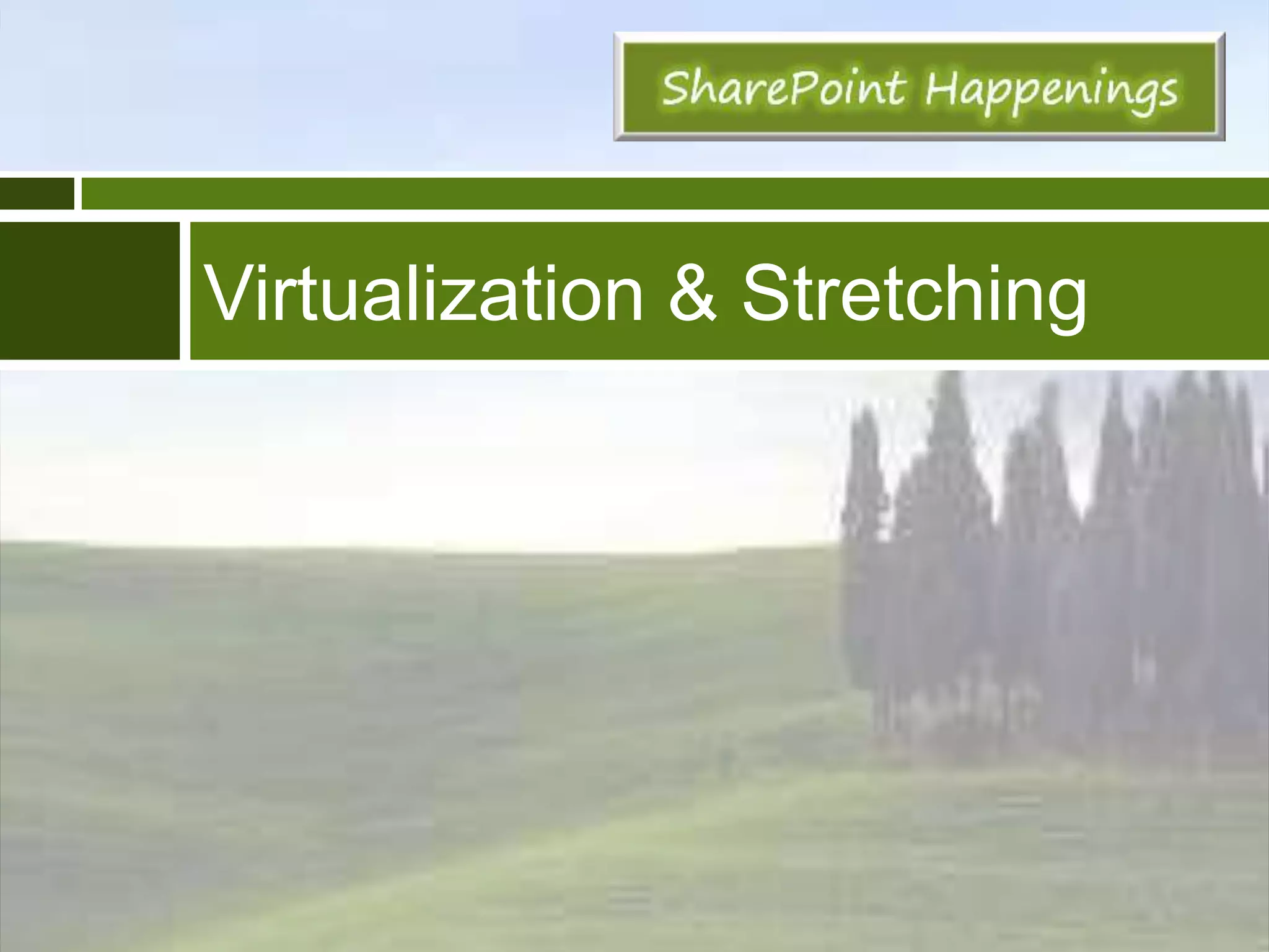 Clustering AND MirroringSharePoint FREEWAREwww.PhilWicklund.com SharePoint CONSULTINGwww.RBAconsulting.com