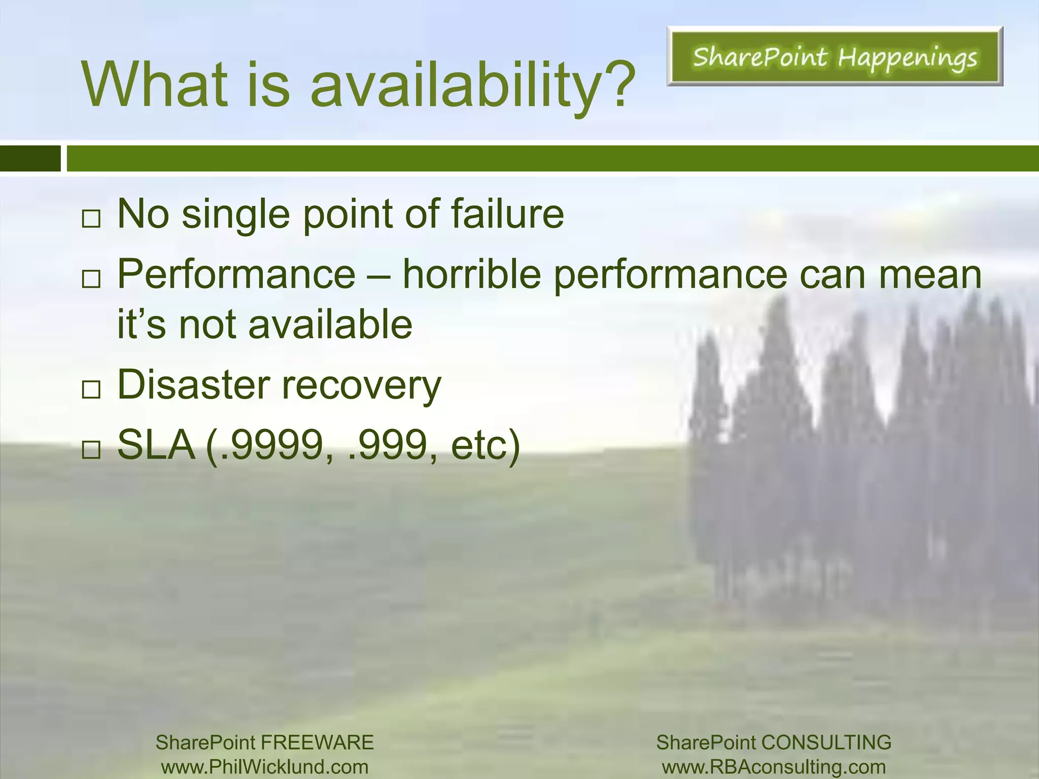 National Speaker at SharePoint Conferences (The Experts Conference-LA, SharePoint Technology Conference-San Fran, TechFuse-MN, SharePoint Saturdays)