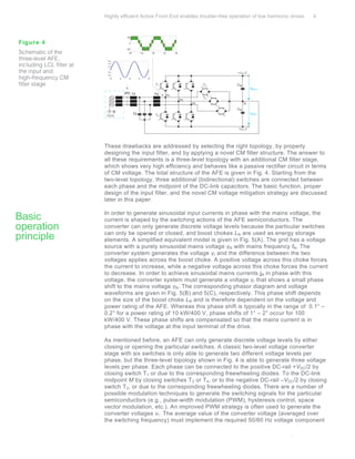 Highly efficient Active Front End enables trouble free operation of low ...