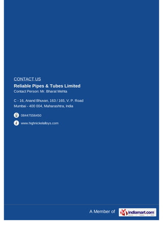 A Member of
Carbon Steel Seamless Pipes Carbon Steel SAW Pipes Carbon Steel EFSW
Pipes Alloy Steel Seamless Pipes & Tubes High Nickel Alloys Pipe Fittings Industrial
Flanges Fasteners & Olets Stainless Steel Pipes & Tubes Nickel Alloy Pipes &
Tubes Saw Pipes Carbon Steel Pipes Seamless Pipes Pipe Flanges Angle channel
& Bars Different flanges API 5L Pig Launchers & Receivers Thru-Kote Sleeves Half
Repair Pipe Sleeve Fittings & Flanges Dish End Austenitic Stainless Steel
Tubes Lean Duplex Stainless Steel Tubes Press Break Tubes Stainless Steel Flat
Bars ASTM 4130 PIPES FITTINGS CARBON STEEL PIPE CARBON STEEL
TUBES ALLOY STEEL PIPES ALLOY STEEL TUBES STAINLESS STEEL
SEAMLESS PIPES STAINLESS STEEL SEAMLESS TUBES STAINLESS STEEL
WELDED PIPES SPECIAL STEEL PRODUCTS ALUMINIUM COPPER NICKEL
PRODUCTS BAFFLE PLATES HOLLOW SECTION Carbon Steel Seamless
Pipes Carbon Steel SAW Pipes Carbon Steel EFSW Pipes Alloy Steel Seamless
Pipes & Tubes High Nickel Alloys Pipe Fittings Industrial Flanges Fasteners &
Olets Stainless Steel Pipes & Tubes Nickel Alloy Pipes & Tubes Saw Pipes Carbon
Steel Pipes Seamless Pipes Pipe Flanges Angle channel & Bars Different
flanges API 5L Pig Launchers & Receivers Thru-Kote Sleeves Half Repair Pipe
Sleeve Fittings & Flanges Dish End Austenitic Stainless Steel Tubes Lean Duplex
Stainless Steel Tubes Press Break Tubes Stainless Steel Flat Bars ASTM 4130
PIPES FITTINGS CARBON STEEL PIPE CARBON STEEL TUBES ALLOY STEEL
PIPES ALLOY STEEL TUBES STAINLESS STEEL SEAMLESS PIPES STAINLESS
STEEL SEAMLESS TUBES STAINLESS STEEL WELDED PIPES SPECIAL STEEL
PRODUCTS ALUMINIUM COPPER NICKEL PRODUCTS BAFFLE
PLATES HOLLOW SECTION Carbon Steel Seamless Pipes Carbon Steel SAW
Pipes Carbon Steel EFSW Pipes Alloy Steel Seamless Pipes & Tubes High Nickel
Alloys Pipe Fittings Industrial Flanges Fasteners & Olets Stainless Steel Pipes &
Tubes Nickel Alloy Pipes & Tubes Saw Pipes Carbon Steel Pipes Seamless
Pipes Pipe Flanges Angle channel & Bars Different flanges API 5L Pig Launchers &
Receivers Thru-Kote Sleeves Half Repair Pipe Sleeve Fittings & Flanges Dish
End Austenitic Stainless Steel Tubes Lean Duplex Stainless Steel Tubes Press
Break Tubes Stainless Steel Flat Bars ASTM 4130 PIPES FITTINGS CARBON
STEEL PIPE CARBON STEEL TUBES ALLOY STEEL PIPES ALLOY STEEL
TUBES STAINLESS STEEL SEAMLESS PIPES STAINLESS STEEL SEAMLESS
ASTM 4130 PIPES
Astm A519 Gr 4130 Seamless
Tubes
Astm A519 Gr 4130 Seamless
Pipes
Api 5ct L80 Seamless Tubes Api 5ct L80 Seamless Pipes
Products
 