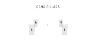CAMS PILLARS
25
 