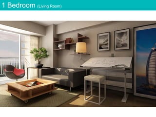 1 Bedroom (Living Room)
 