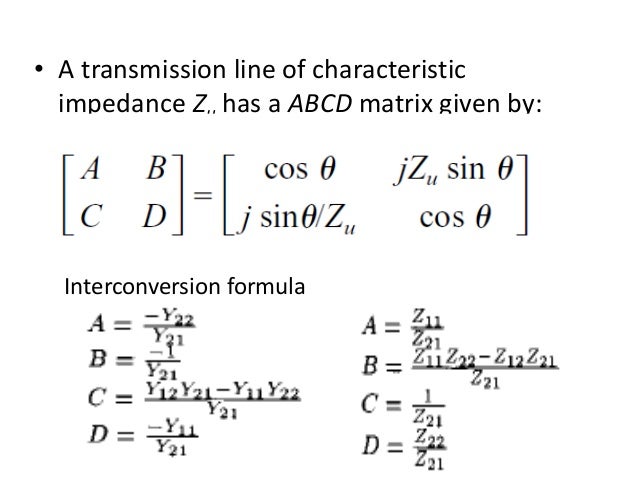 abcd matrix abcd matrix