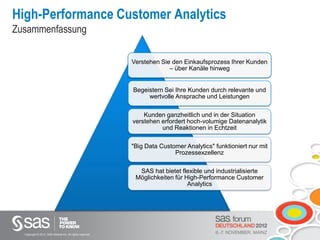 High-Performance Customer Analytics
Zusammenfassung

                                                              Versteh...