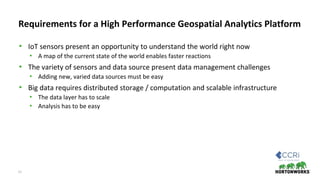 High Performance and Scalable Geospatial Analytics on Cloud with Open ...