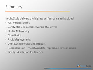 High Performance Cloud Computing | PPTX