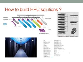 How to build HPC solutions ?
 