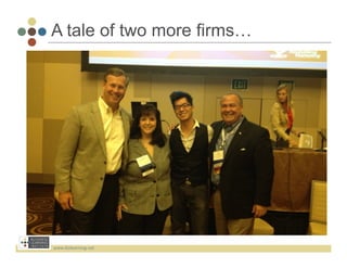 A tale of two more firms…




www.bizlearning.net	
  
 