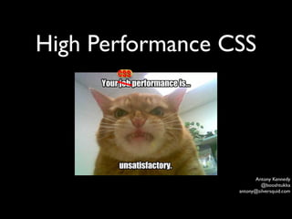 High Performance CSS