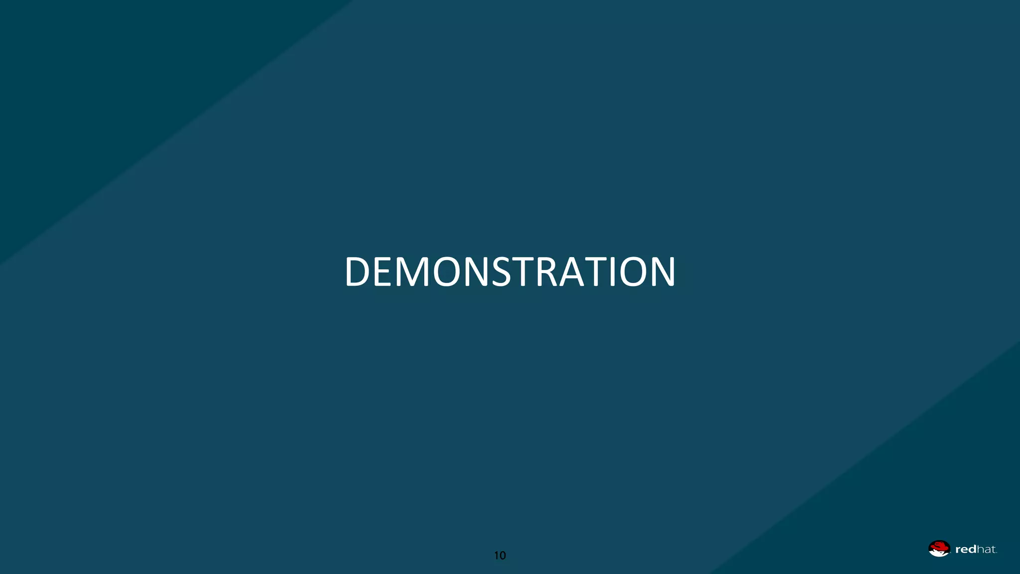 DEMONSTRATION
10