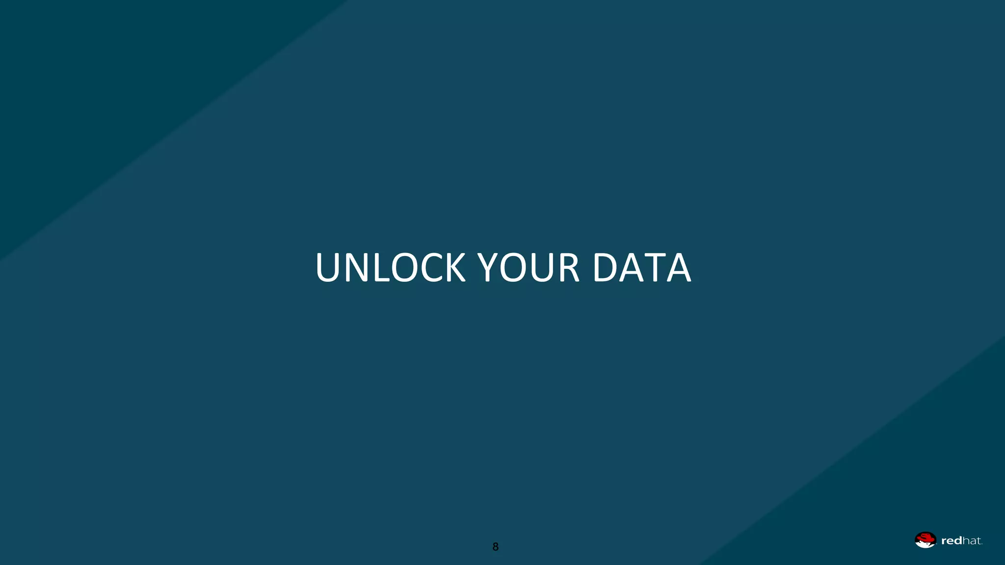UNLOCK YOUR DATA
8