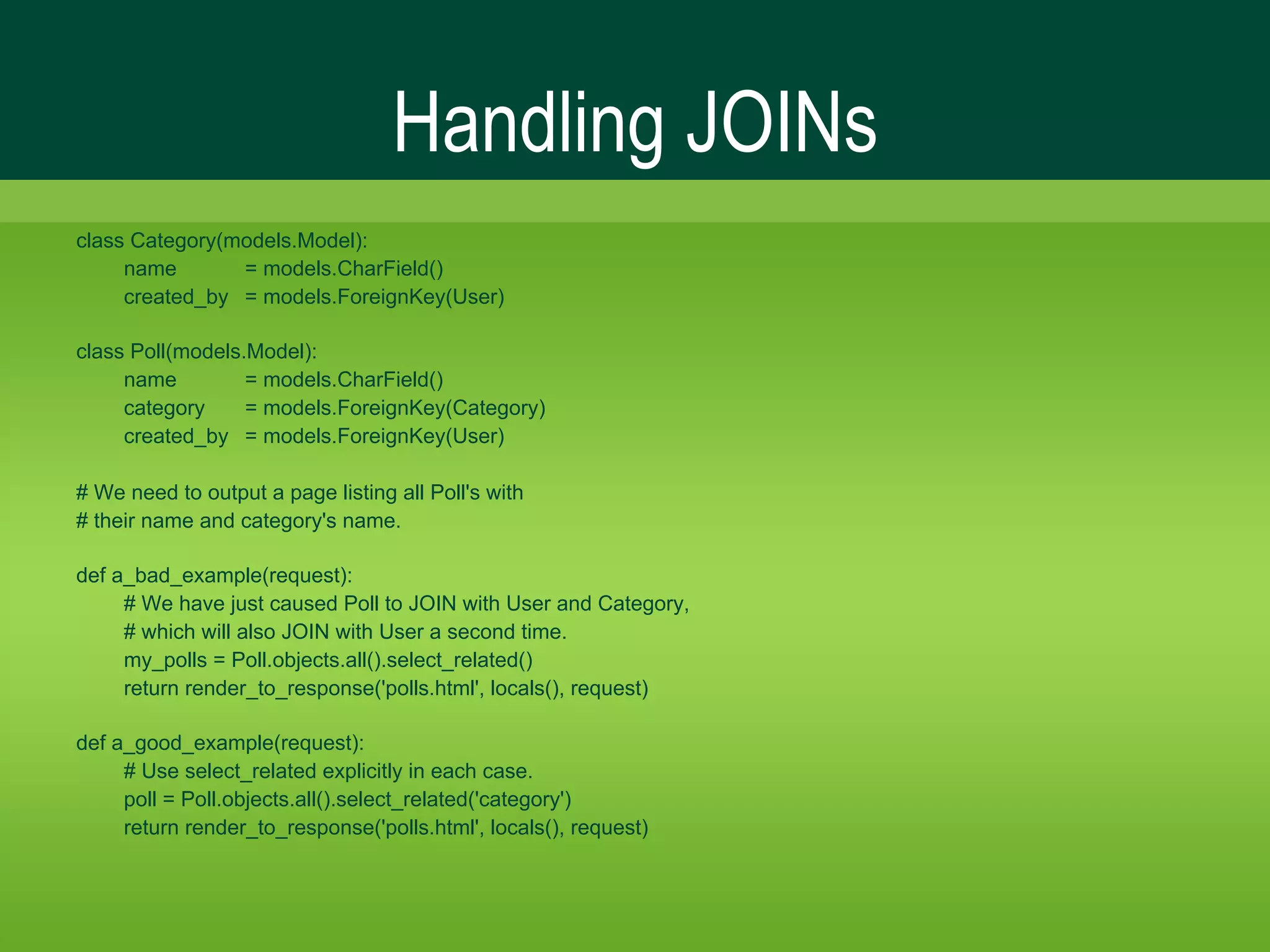 High Performance Django