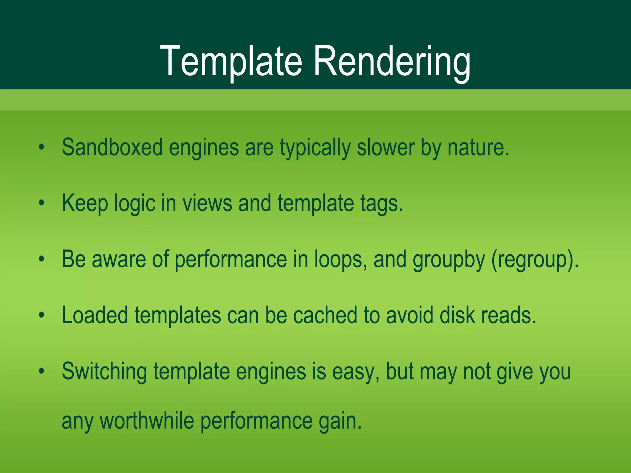 High Performance Django