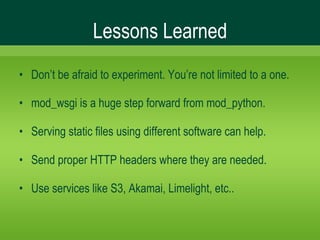 High Performance Django