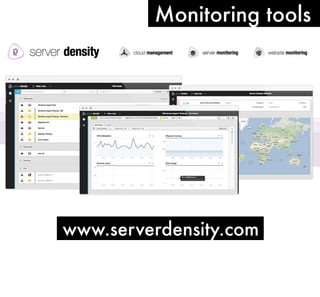 Monitoring tools

www.serverdensity.com

 