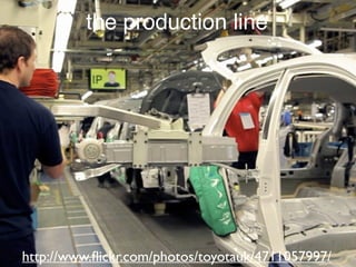 @jezhumble
changing culture
http://www.thisamericanlife.org/radio-archives/episode/403/nummi
http://sloanreview.mit.edu/article/how-to-change-a-culture-lessons-from-nummi/
Schein, The Corporate Culture Survival Guide
 